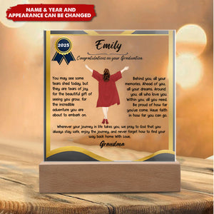 Personalized Shiny Acrylic Plaque for Graduation: The Unforgettable and Exclusive Keepsake