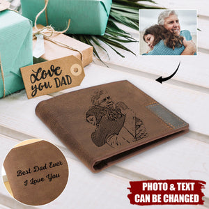 Custom Photo Engraved Personalized Wallets, Gifts For Men