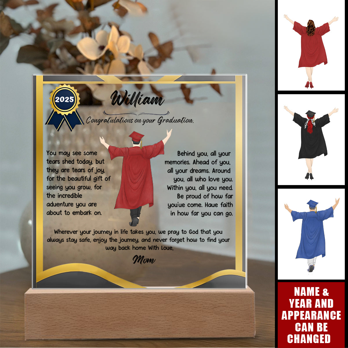 Personalized Shiny Acrylic Plaque for Graduation: The Unforgettable and Exclusive Keepsake
