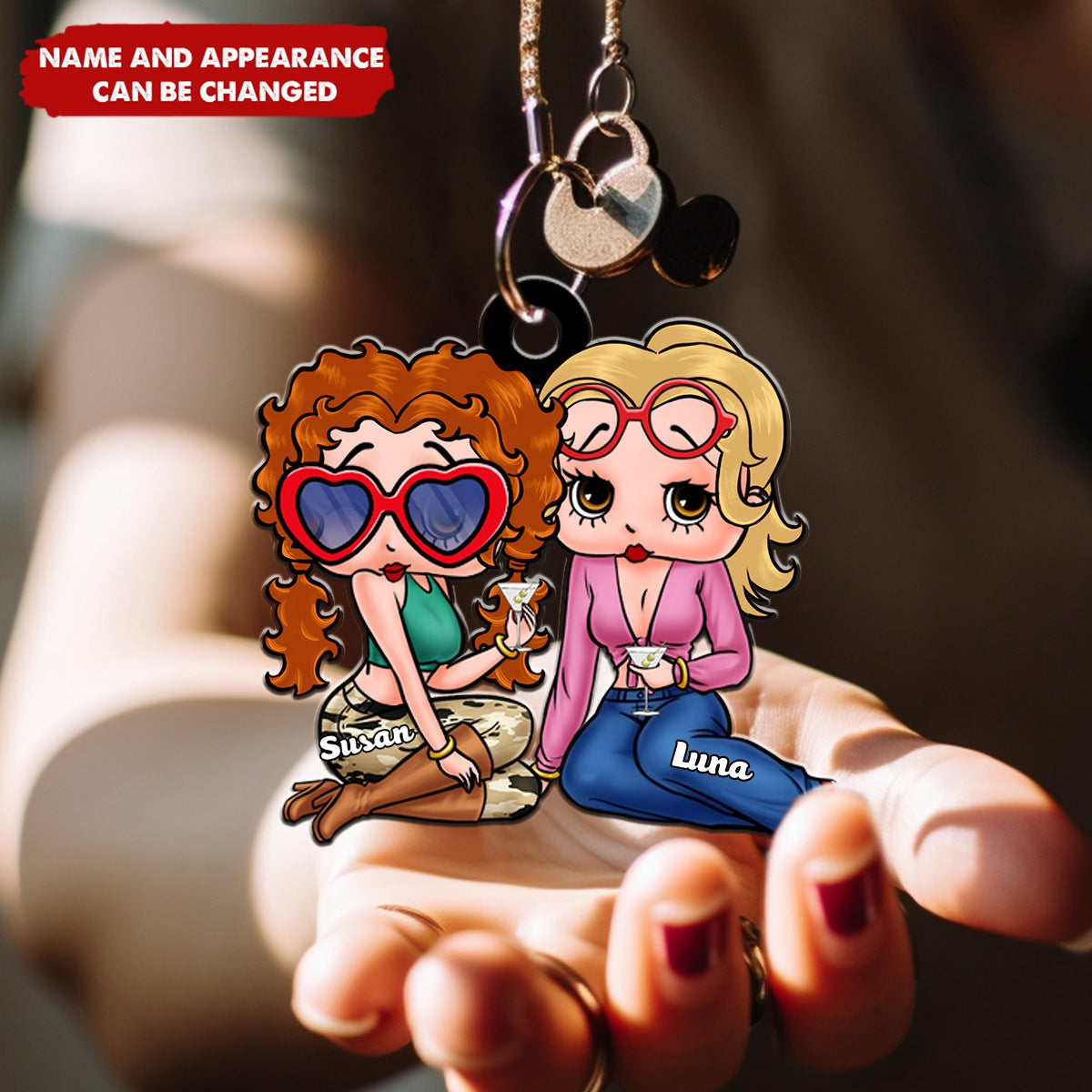 Personalized Keychain Gifts For Bestie